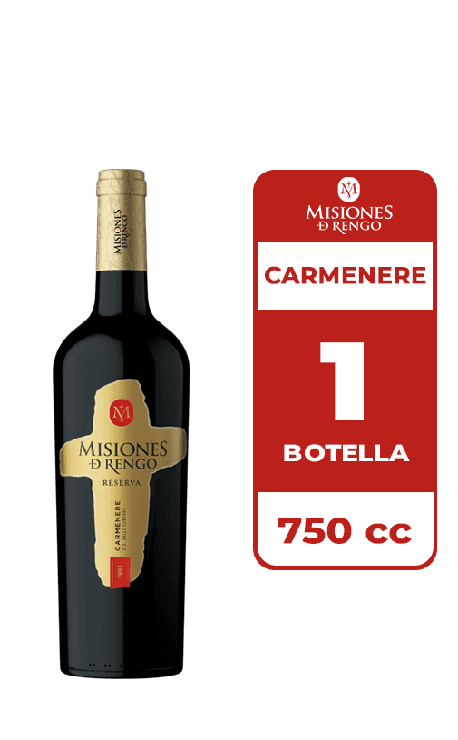 Vino Misiones De Rengo Reserva Carmenere 750cc