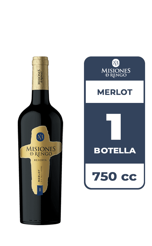 Vino Misiones De Rengo Reserva Merlot 750cc