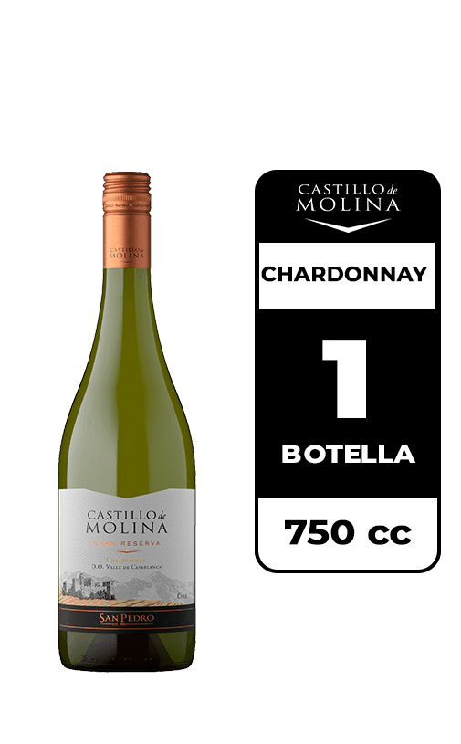 Vino Castillo De Molina Chardonnay 750cc