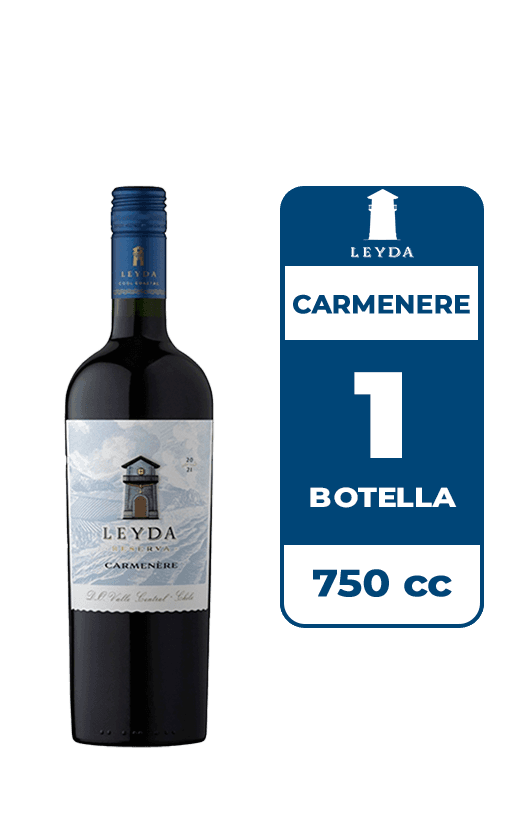 Vino Leyda Reserva Carmenere 750cc