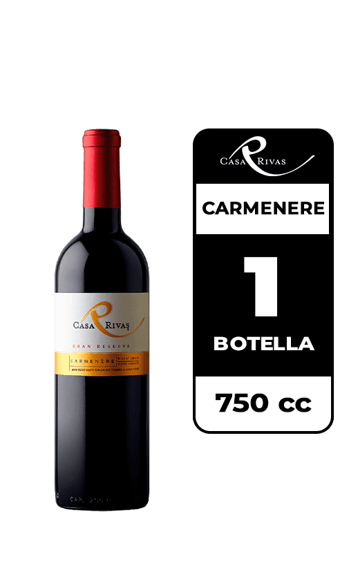 Vino Casa Rivas Gran Reserva Carmenere 750cc