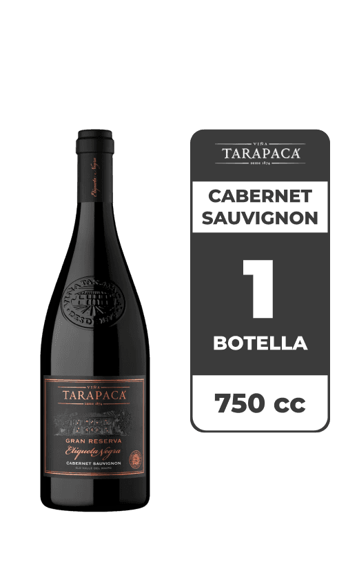 Vino Tarapacá Gran Reserva Etiqueta Negra Cabernet Sauvignon 750cc