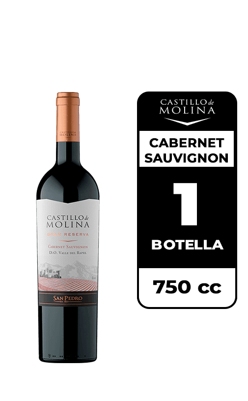 Vino Castillo De Molina Cabernet Sauvignon 750cc