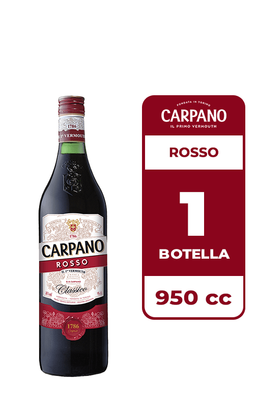 Vermouth Carpano Rosso 16° 950cc