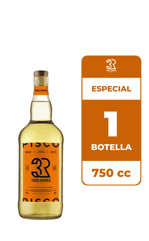 Pisco Tres Erres 35° 750cc