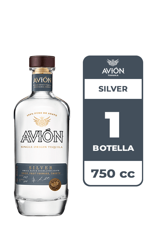 Tequila Avión Silver 40° 750cc
