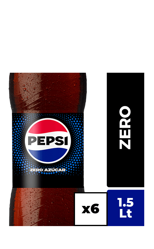 Bebida Pepsi Zero Botella 1.5L