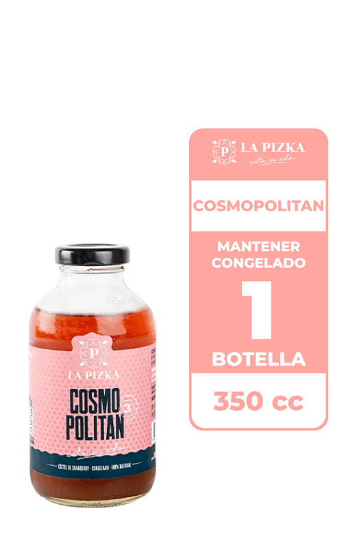 Cóctel Cosmopolitan La Pizka 18° 350cc