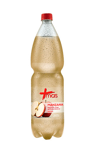 Agua Saborizada Mas Manzana Botella 1.6L