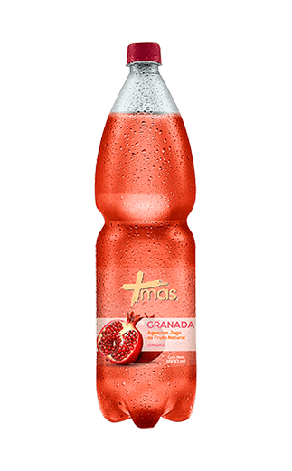 Agua Saborizada Mas Granada Botella 1.6L
