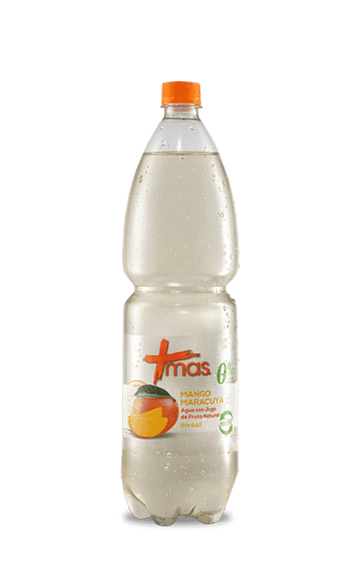 Agua Saborizada Mas Mango Maracuyá Botella 1.6L
