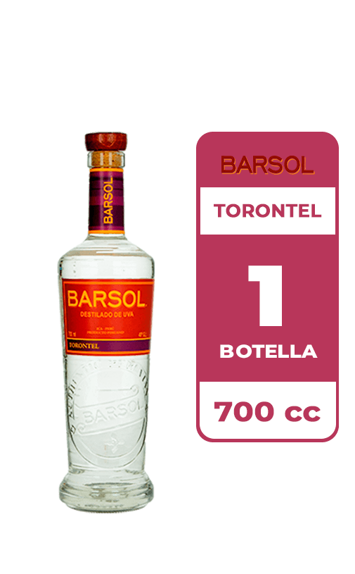 Destilado de Uva Barsol Torontel 40° 700cc
