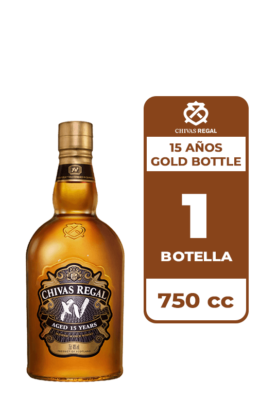 Chivas Regal XV Gold Bottle 40° 750cc