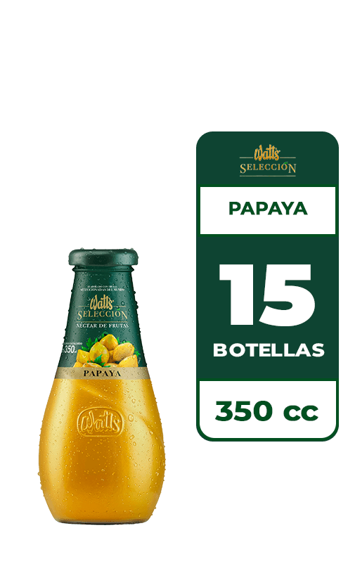 15x Néctar Watt's Selección Papaya 350cc