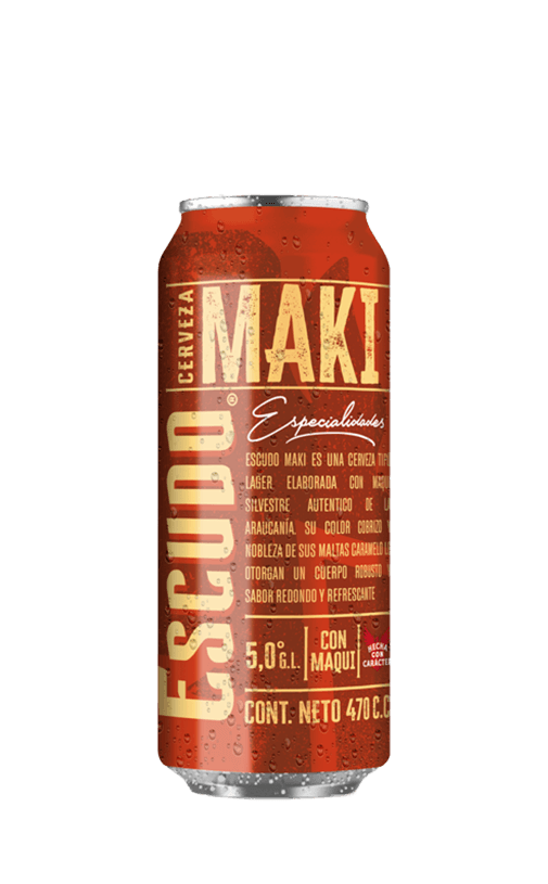24x Cerveza Escudo Maki 5.0° Lata 470cc