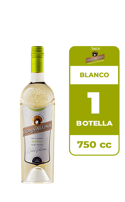 Cóctel de Vino Donnaluna Blanco 750cc