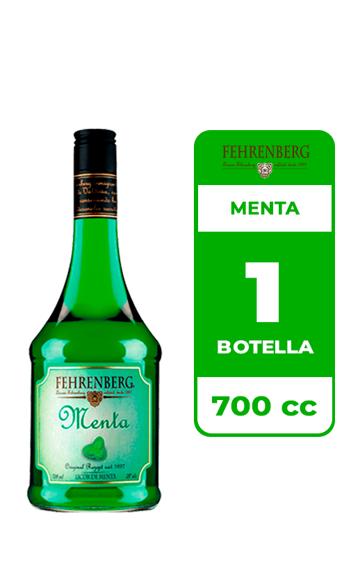 Licor Fehrenberg Menta 28° 700cc