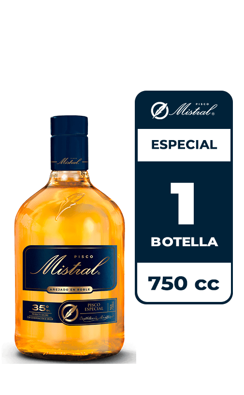 Pisco Mistral 35° 750cc