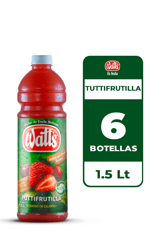 6x Néctar Watt's Tuttifrutilla 1.5L