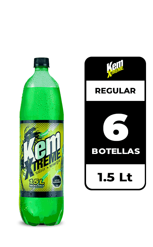 6x Bebida Kem Xtreme Botella 1.5L