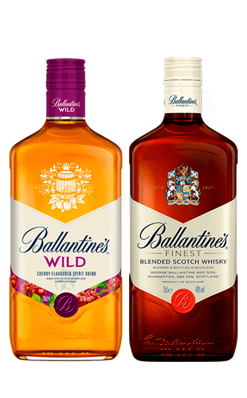 Pack Whisky Ballantine's Finest 40° 750cc + Wild 30° 700cc