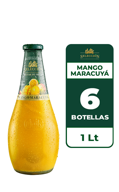 6x Néctar Watt's Selección Mango-Maracuyá 1L