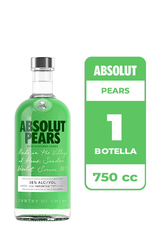 Vodka Absolut Pears 40° 750cc