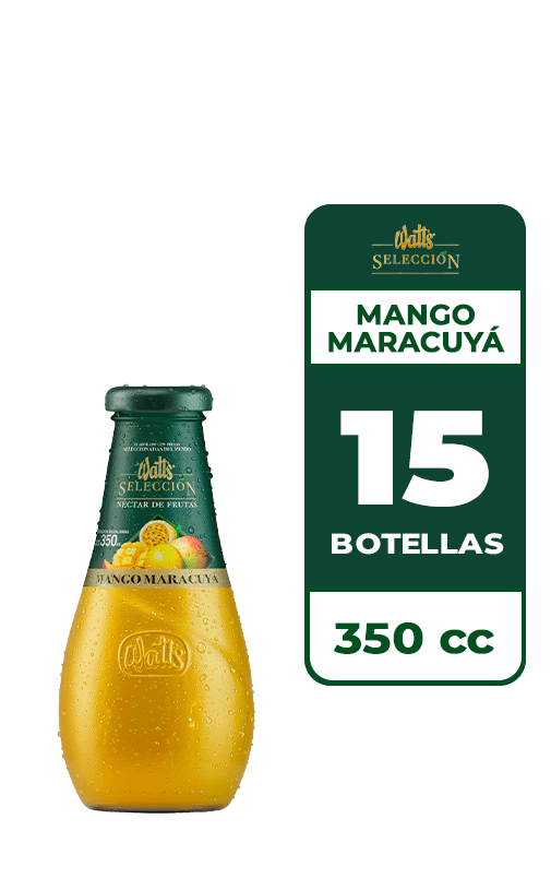 15x Néctar Watt's Selección Mango-Maracuyá 350cc