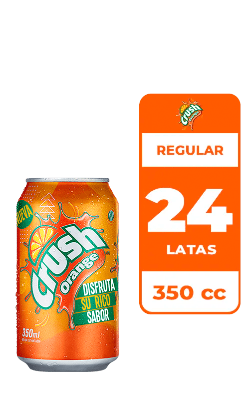 24x Bebida Crush Lata 350cc