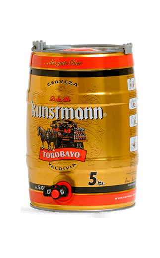 2x Cerveza Barril Kunstmann Torobayo 5.0° 5L