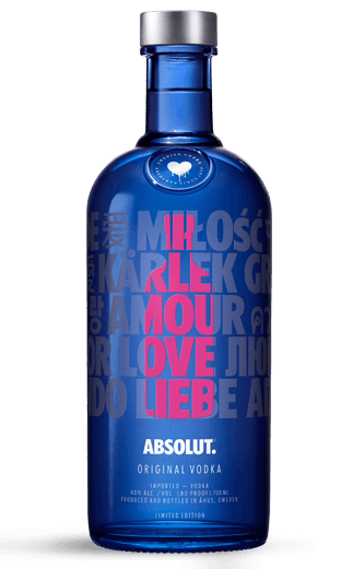 Vodka Absolut Share Of Love 40° 750cc