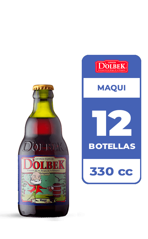 12x Cerveza D'Olbek Maqui 4.8° Botella 330cc