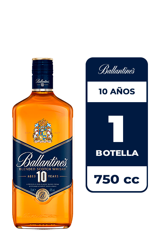 Whisky Ballantine's 10Y 40° 750cc
