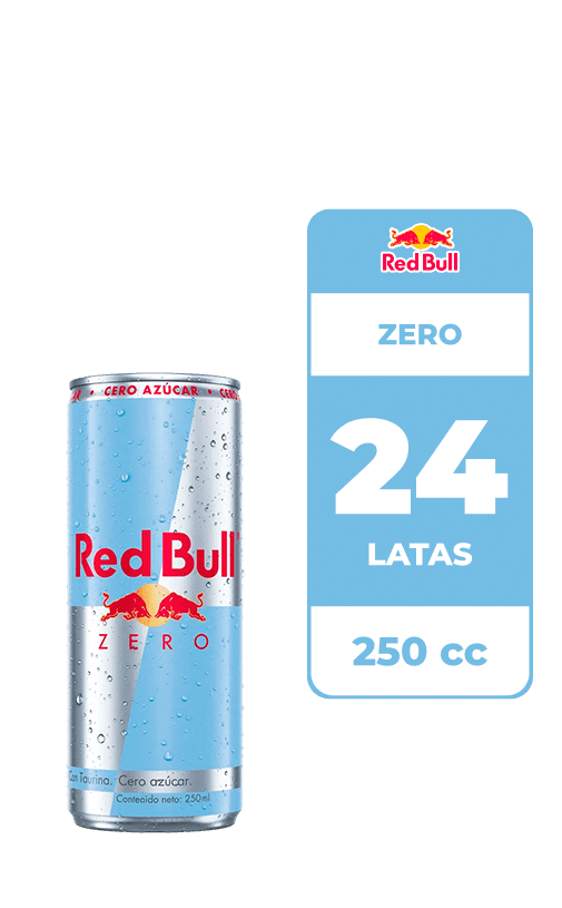 24x Bebida Energética Red Bull Zero 250cc