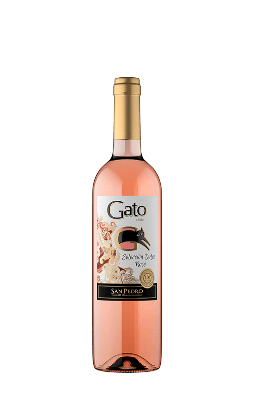 12x Cóctel de Vino Gato Selección Dulce Rosé 750cc