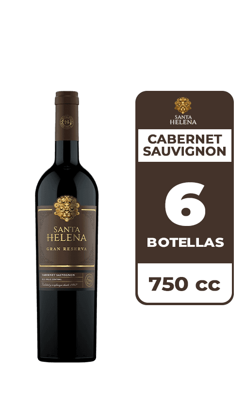 6x Vino Santa Helena Gran Reserva Cabernet Sauvignon 750cc