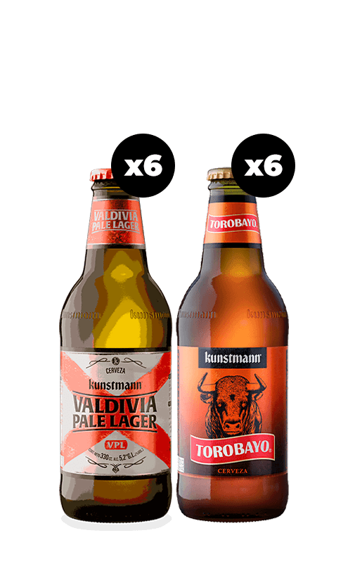 12x Cerveza Variedades Kunstmann Botella 330cc
