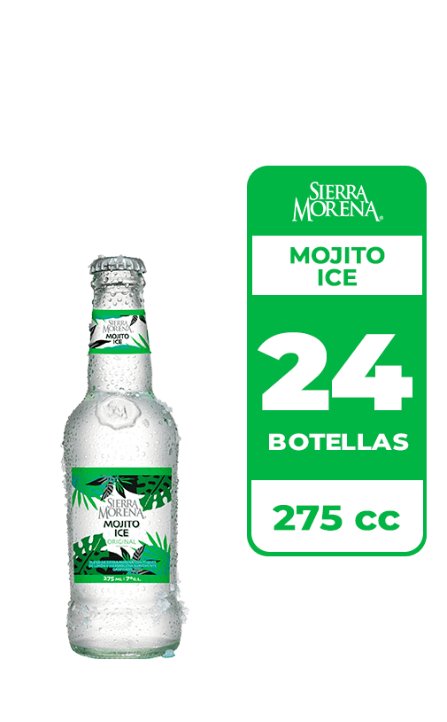 24x Cóctel Sierra Morena Mojito Ice 7° Botella 275cc