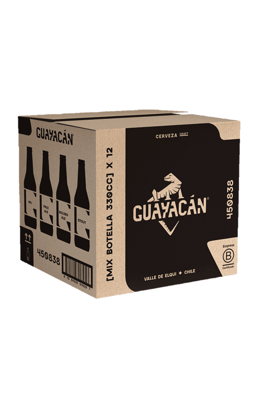 12x Cerveza Guayacán Caja Mixta Botella 330cc