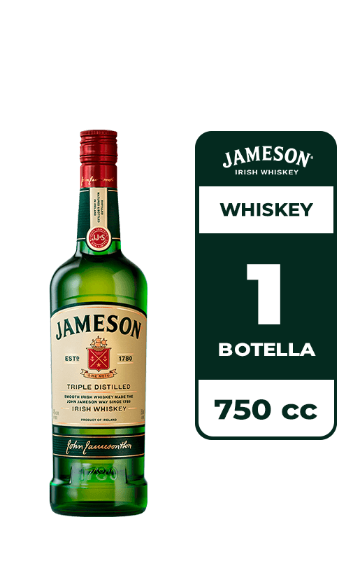 Whisky Jameson Irish 40° 750cc