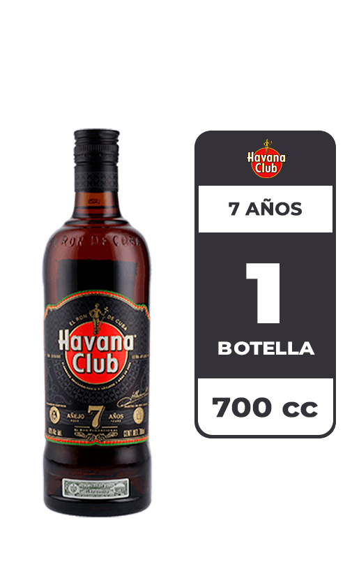 Ron Havana Club 7 Años 40° 700cc