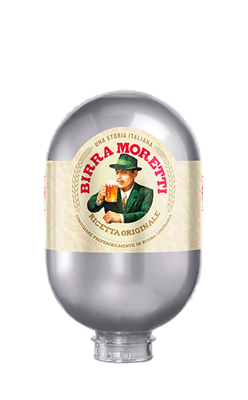 Cerveza Barril Birra Moretti Blade 4.5° 8L