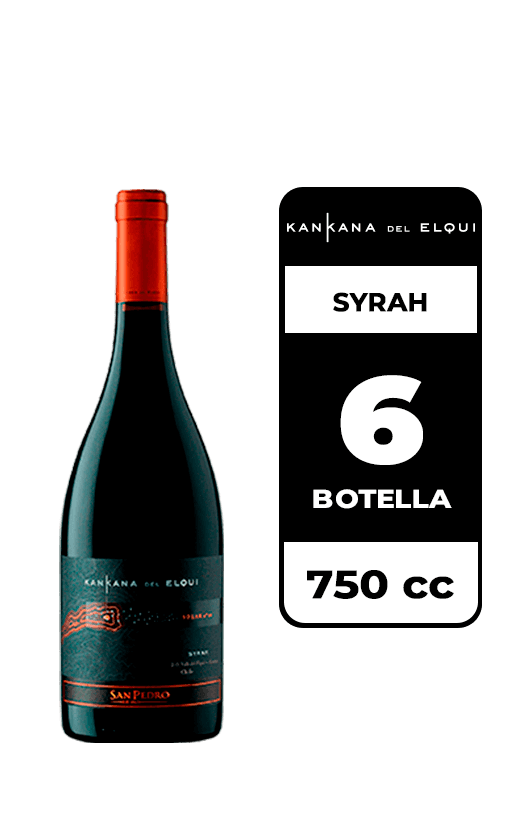 6x Vino Kankana Del Elqui Syrah 750cc