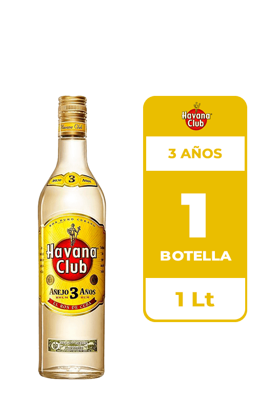 Ron Havana Club 3 Años 37.5° 1L