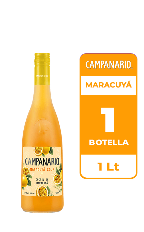 Cóctel Campanario Sour Maracuyá 14° 1L