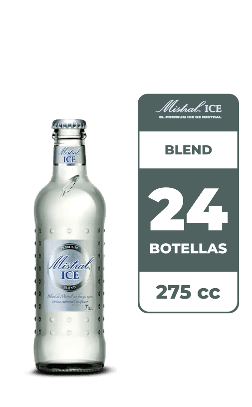 24x Cóctel Mistral Ice Blend 7° Botella 275cc