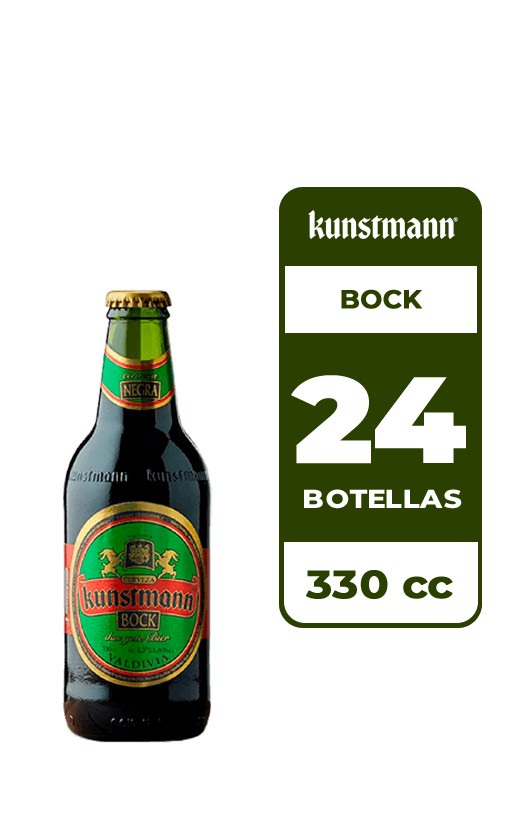 24x Cerveza Kunstmann Bock 5.3° Botella 330cc