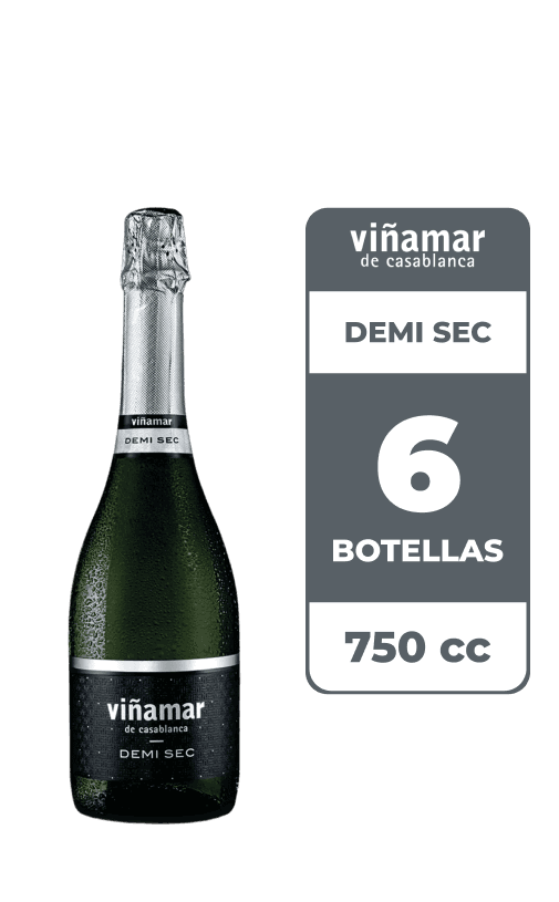 6x Espumante Viñamar Demi Sec 750cc