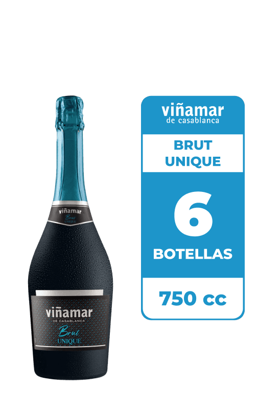6x Espumante Viñamar Brut Unique 750cc