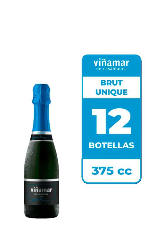 12x Espumante Viñamar Brut Unique 375cc